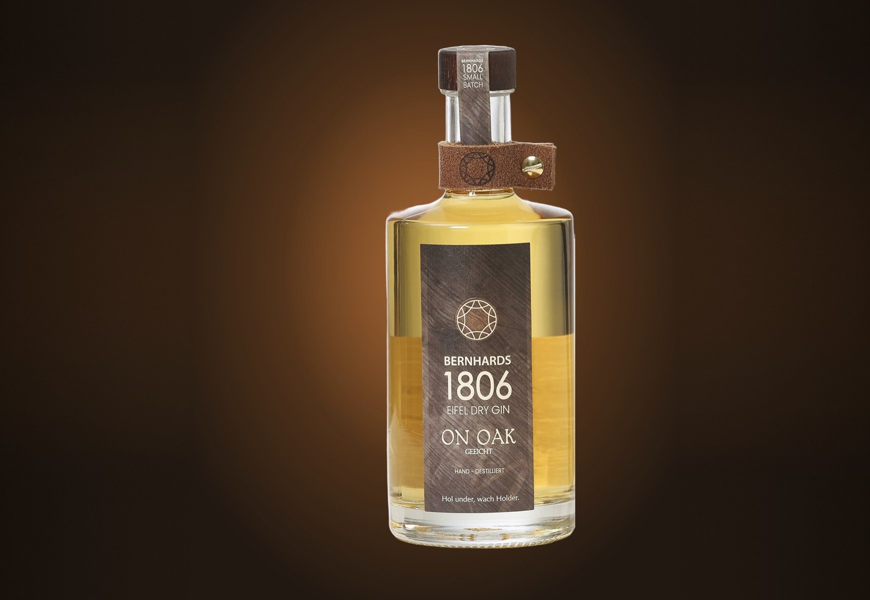 Bernhards 1806 On Oak, im Eichenfass gereifter Eifel Dry Gin der Eifelbrennerei Bernhard Zender